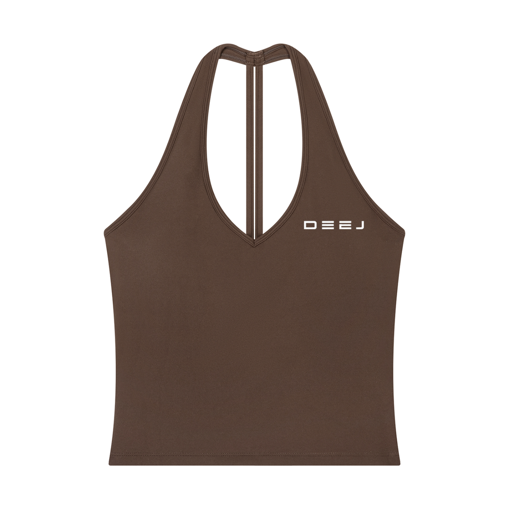 Women’s Halter V-Neck Yoga Tank Top