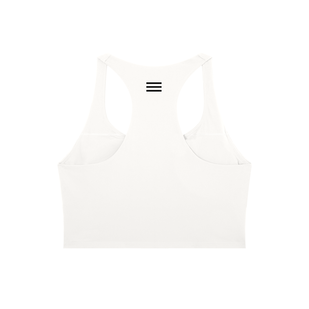 DEEJ's white Yoga Top