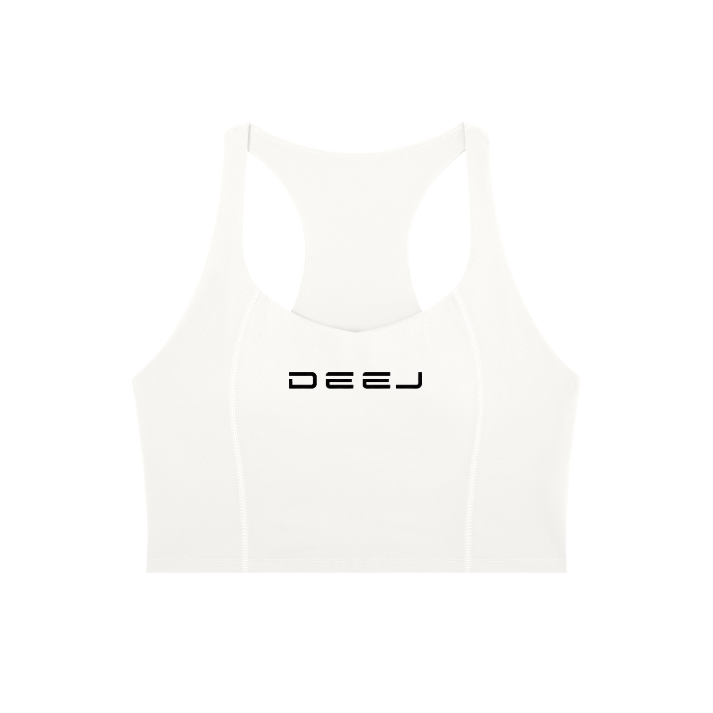 DEEJ's white Yoga Top