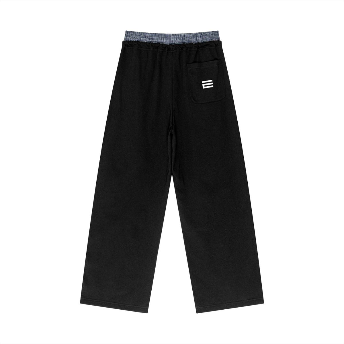 DEEJ's Plaid Contrast Waist Pants