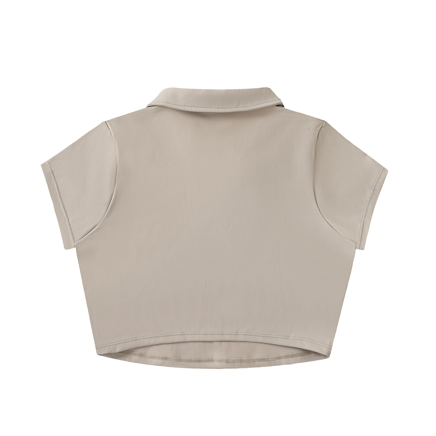 DEEJ's V-Neck Lapel Crop Top