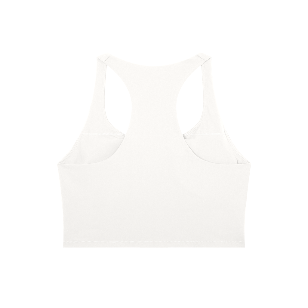 DEEJ's white Yoga Top