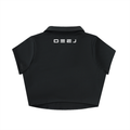 DEEJ's V-Neck Lapel Crop Top